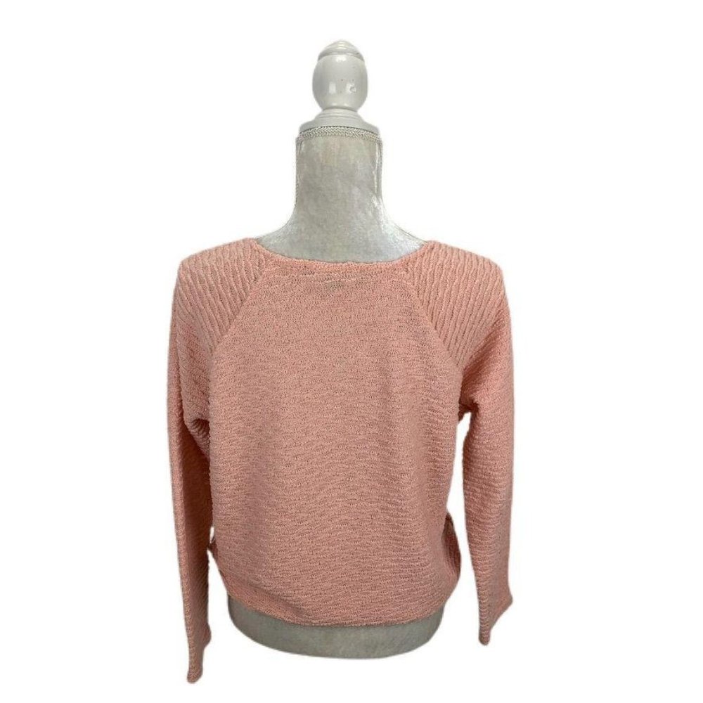 Sanctuary Loose Knit Textured Cropped Sweater Pink‎ - Picture 5 of 7